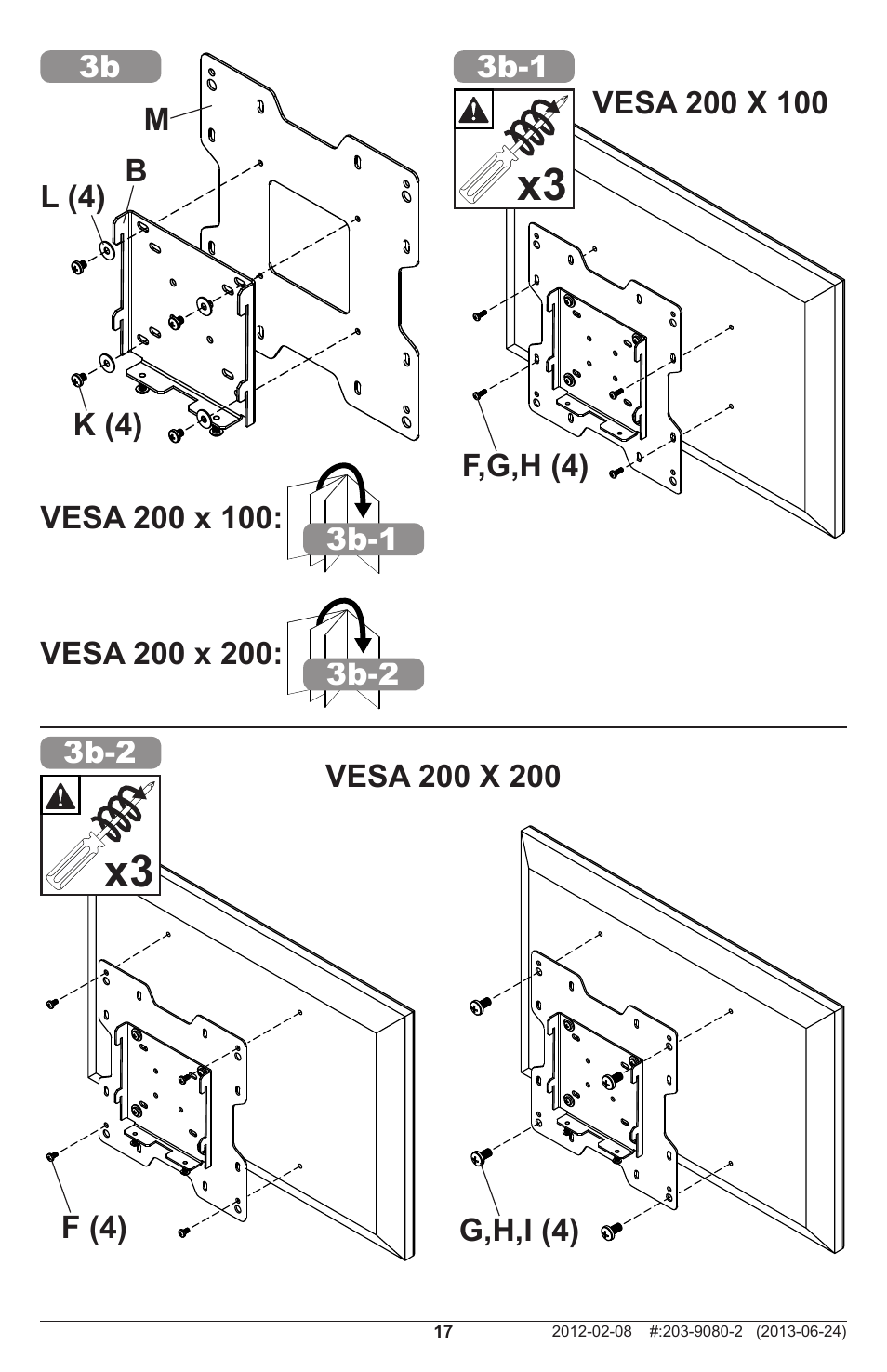 Peerless-AV SF632P - Installation User Manual | Page 17 / 24