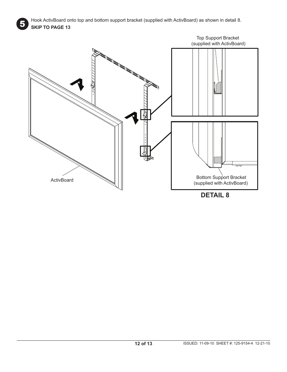 Detail 8 | Peerless-AV IWB600-2SB - Installation User Manual | Page 12 / 13