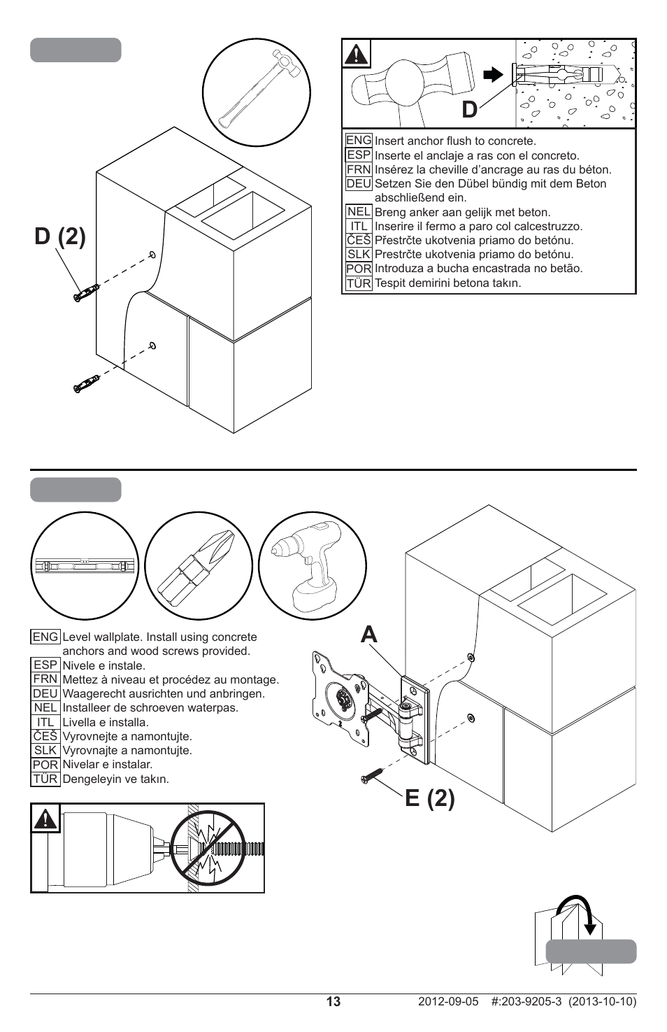 1b-4 | Peerless-AV SPL724 - Installation User Manual | Page 13 / 20
