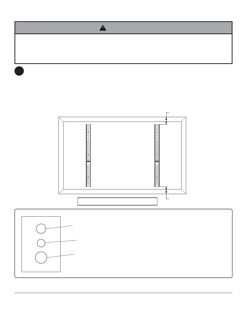 Warning, Installing adapter brackets | Peerless-AV SC590 - Installation User Manual | Page 9 / 12