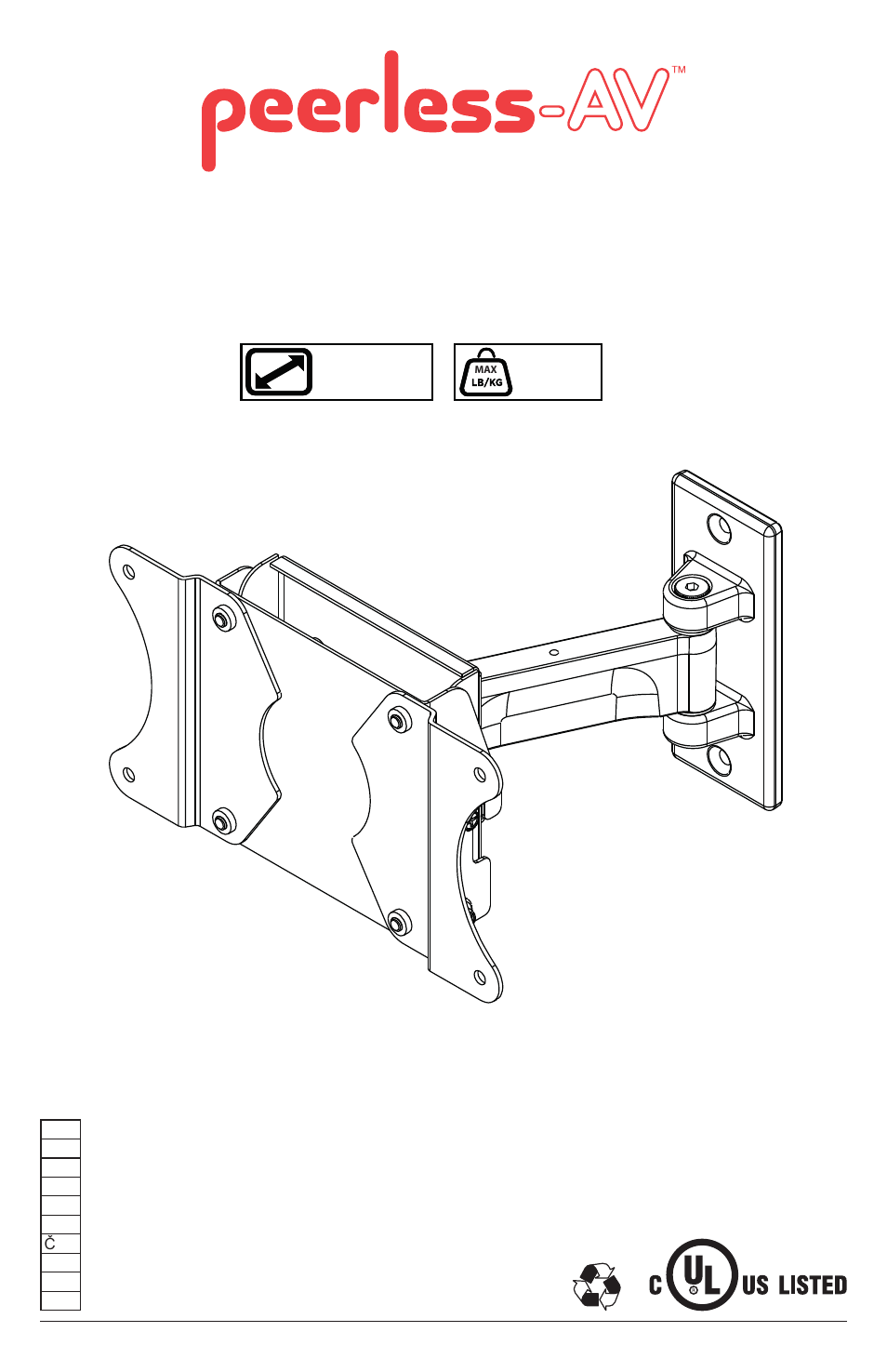 Peerless-AV YBP2X1 - Installation User Manual | 20 pages