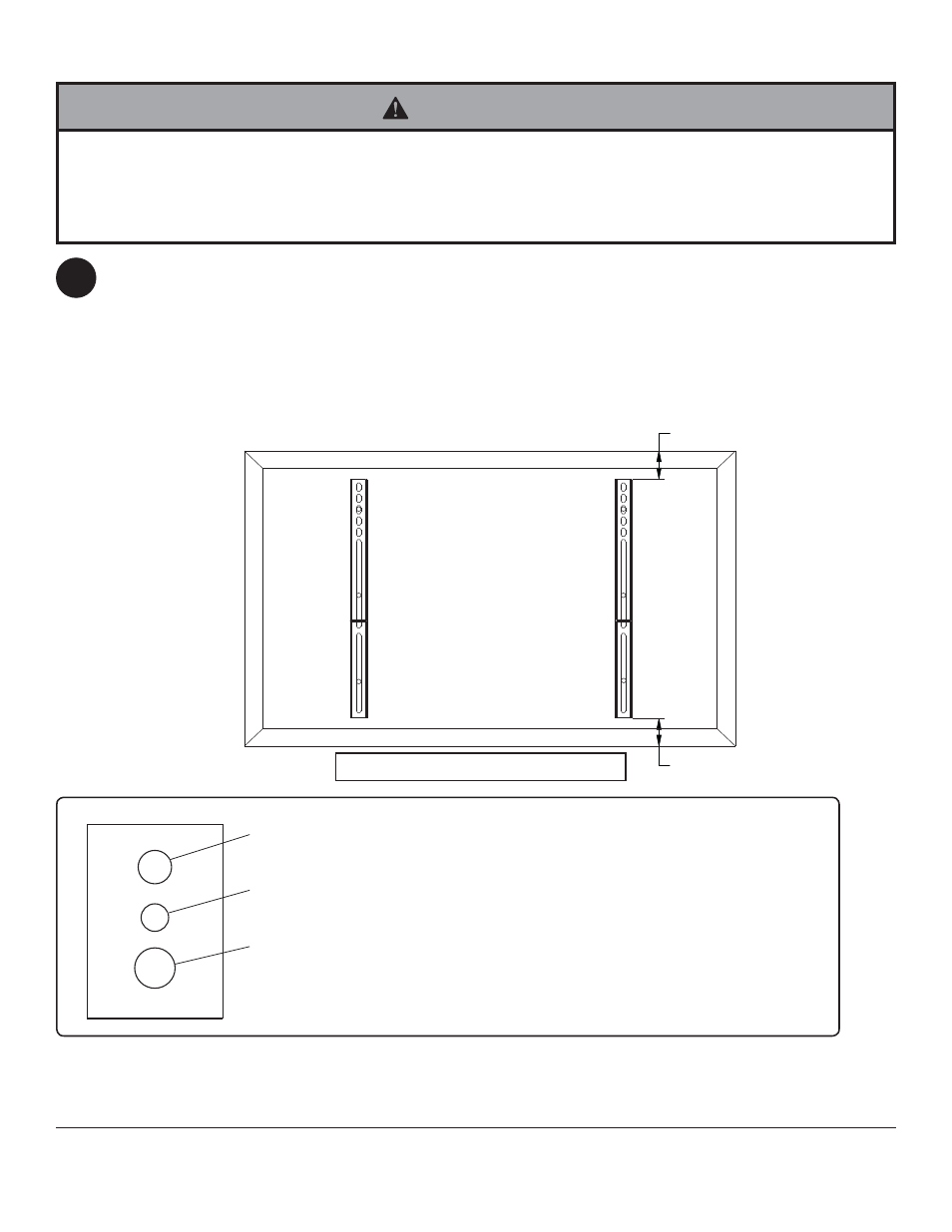 Warning, Installing adapter brackets | Peerless-AV CM850 - Installation User Manual | Page 12 / 48