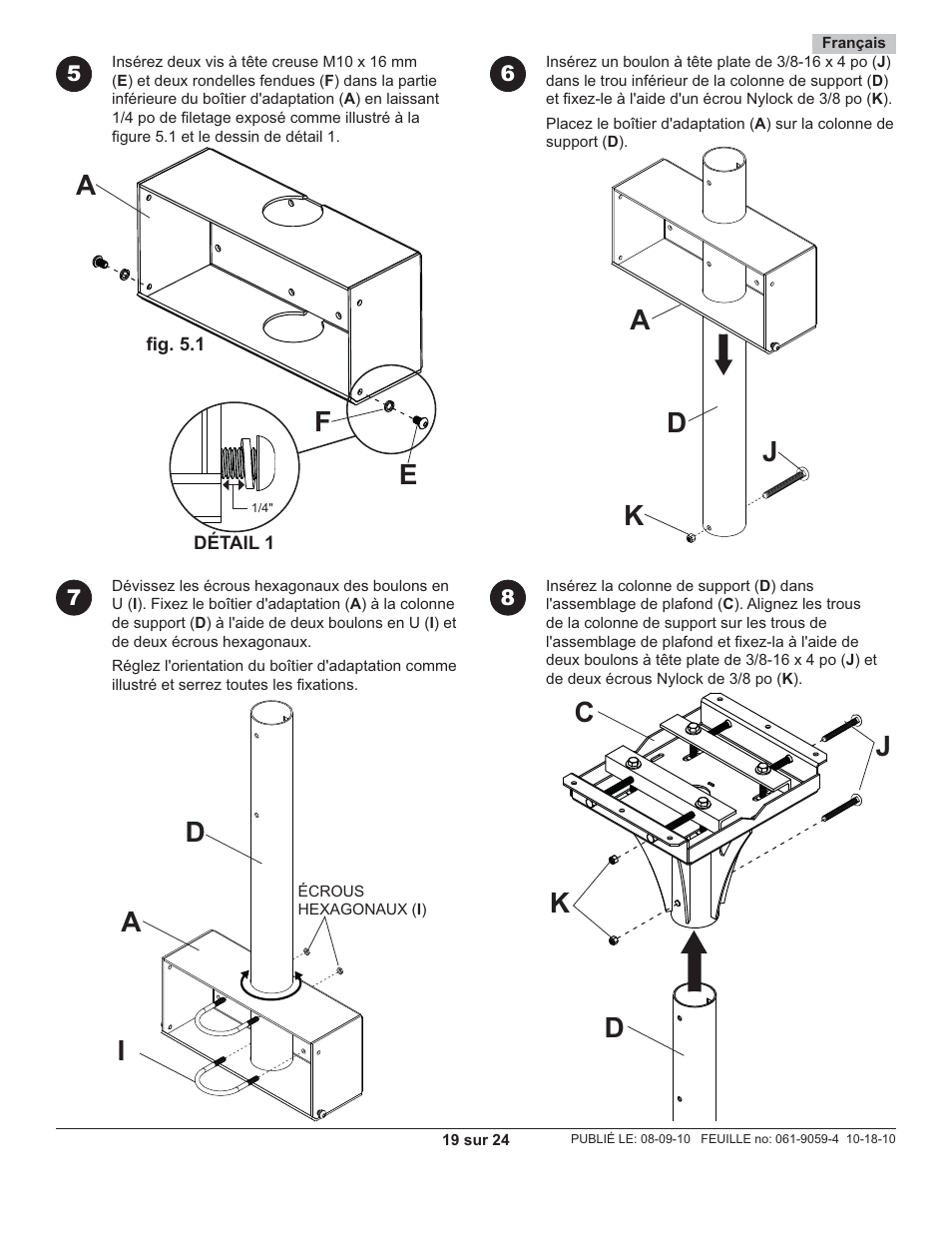 Peerless-AV FPECMI-04 - Installation User Manual | Page 19 / 24
