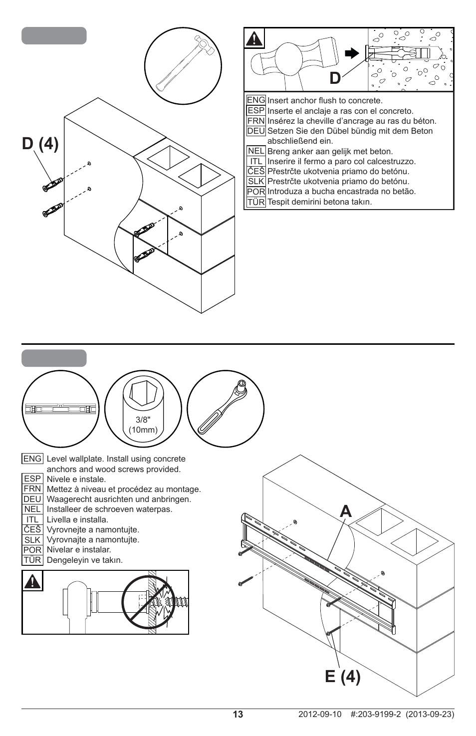 1b-4 | Peerless-AV SFL670 - Installation User Manual | Page 13 / 20