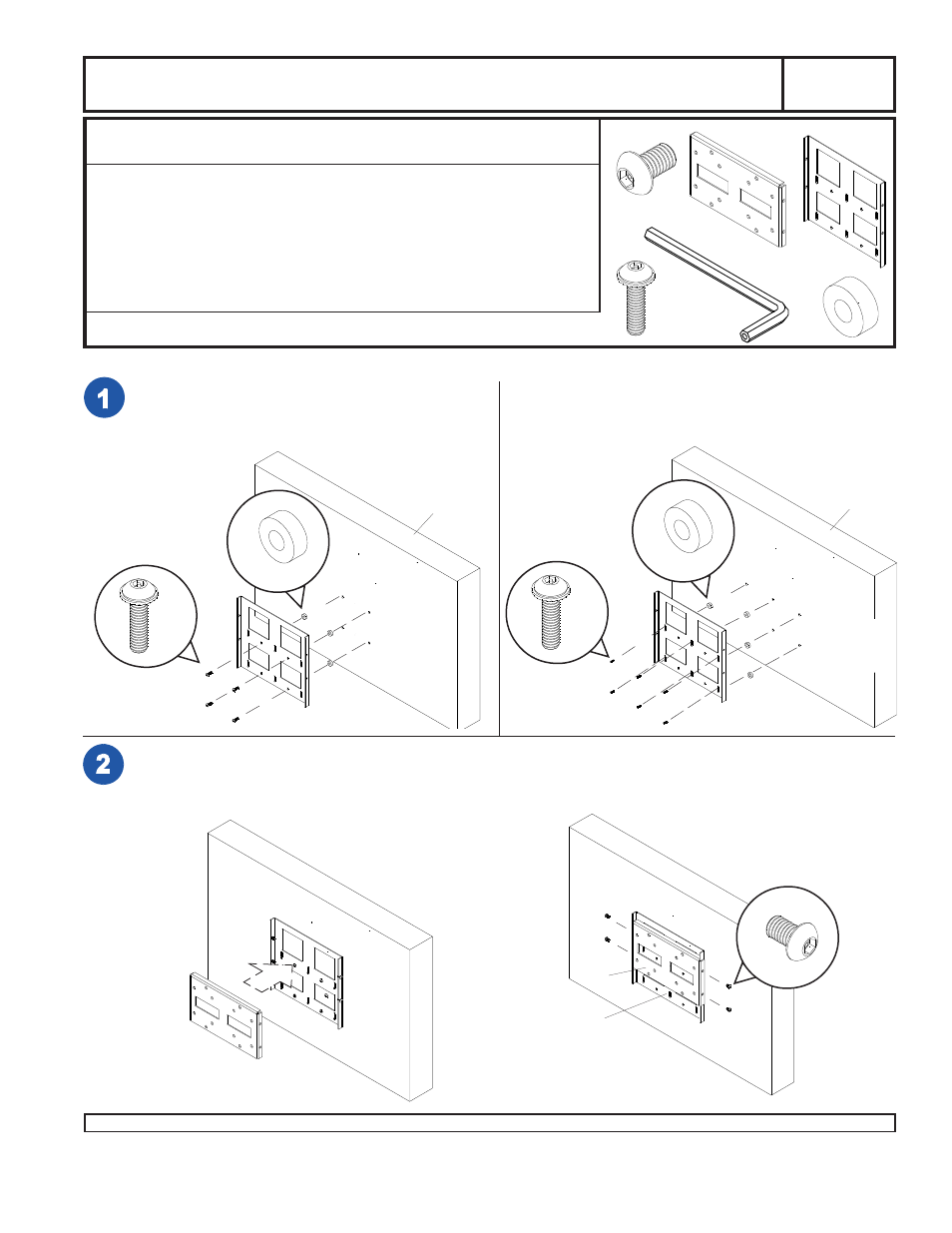 Peerless-AV PLP-V2X1 - Installation User Manual | 1 page