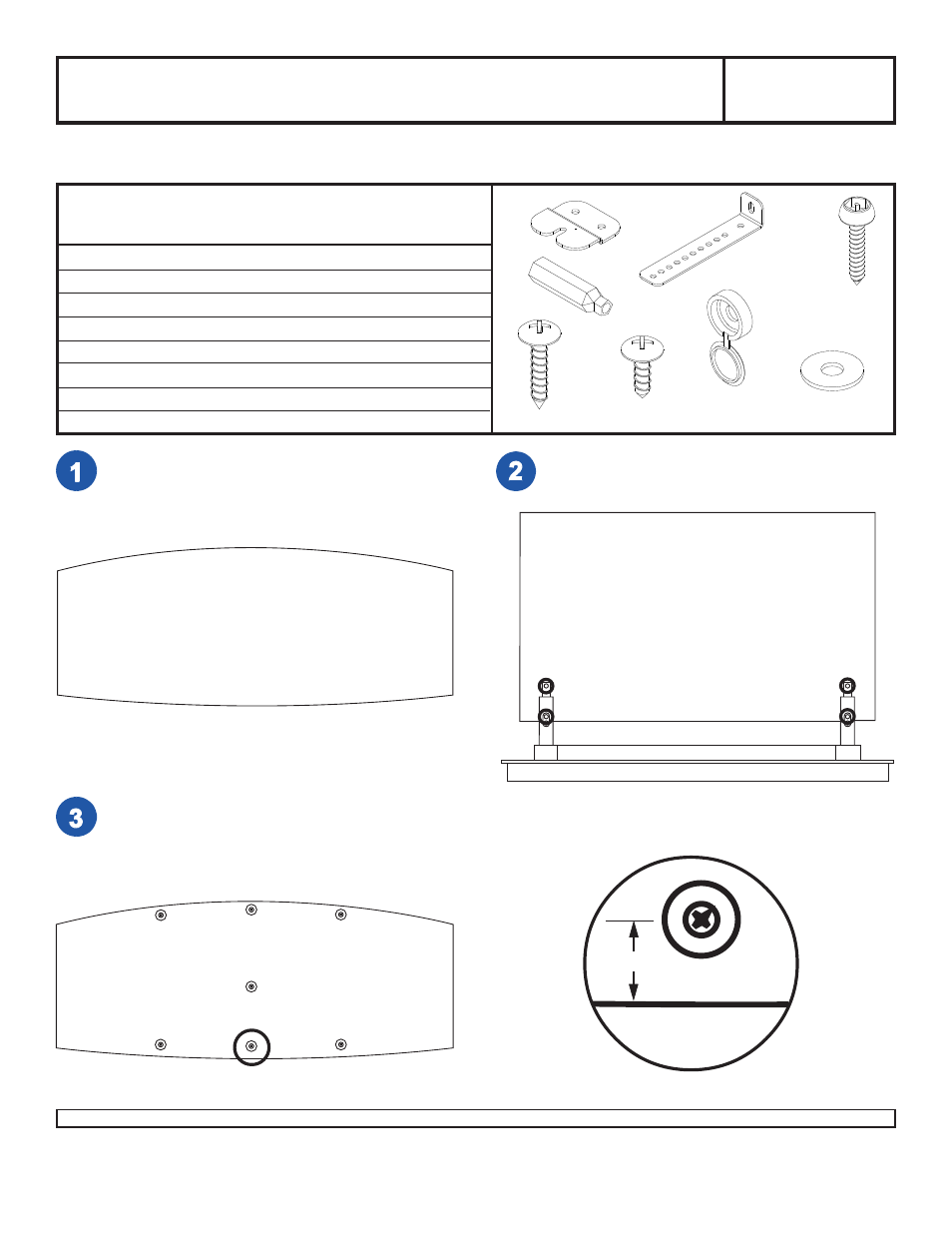 Peerless-AV FLD-UNV-S - Installation User Manual | 3 pages