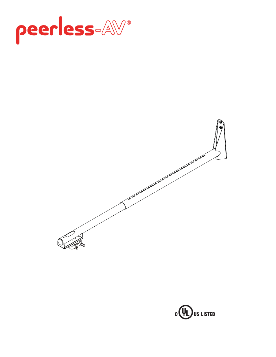 Peerless-AV PSTK-2955-W - Installation User Manual | 9 pages