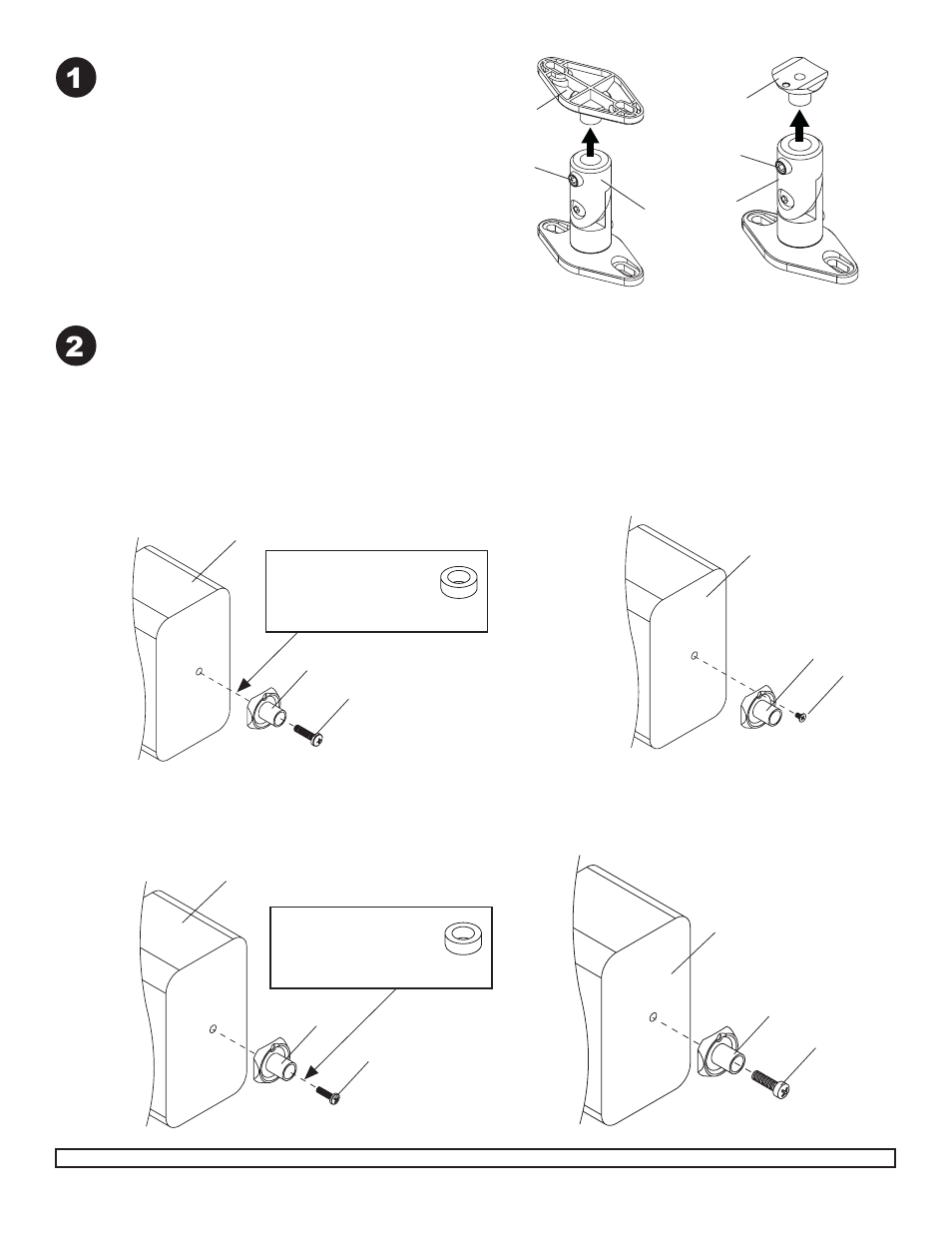 1b a c or d, Bf b g | Peerless-AV PSP5-W - Installation User Manual | Page 3 / 18