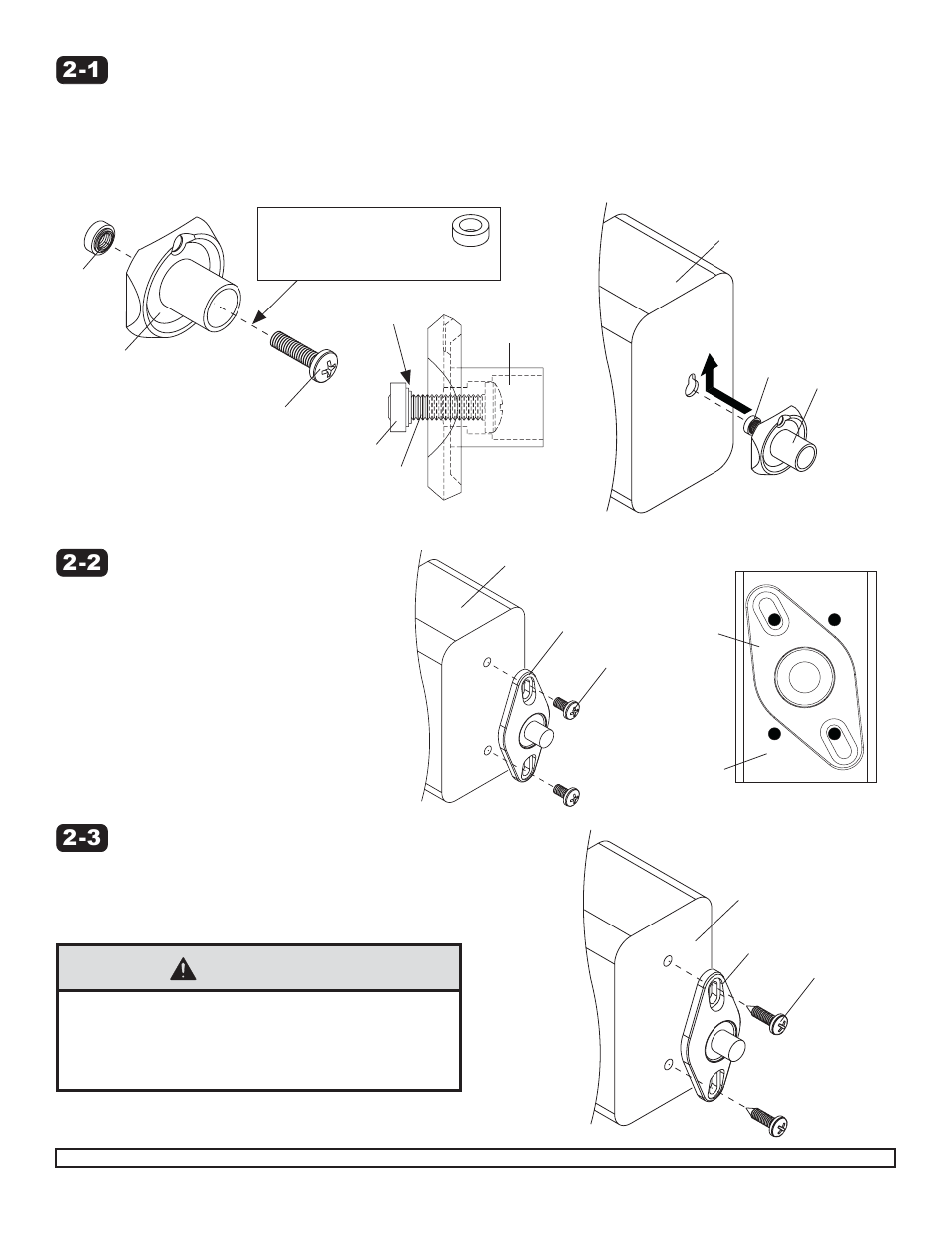 Caution, Ak a | Peerless-AV PSP5-W - Installation User Manual | Page 4 / 18
