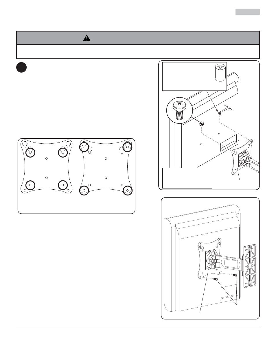 Avertissement, A ou b | Peerless-AV PP730-S - Installation User Manual | Page 17 / 20