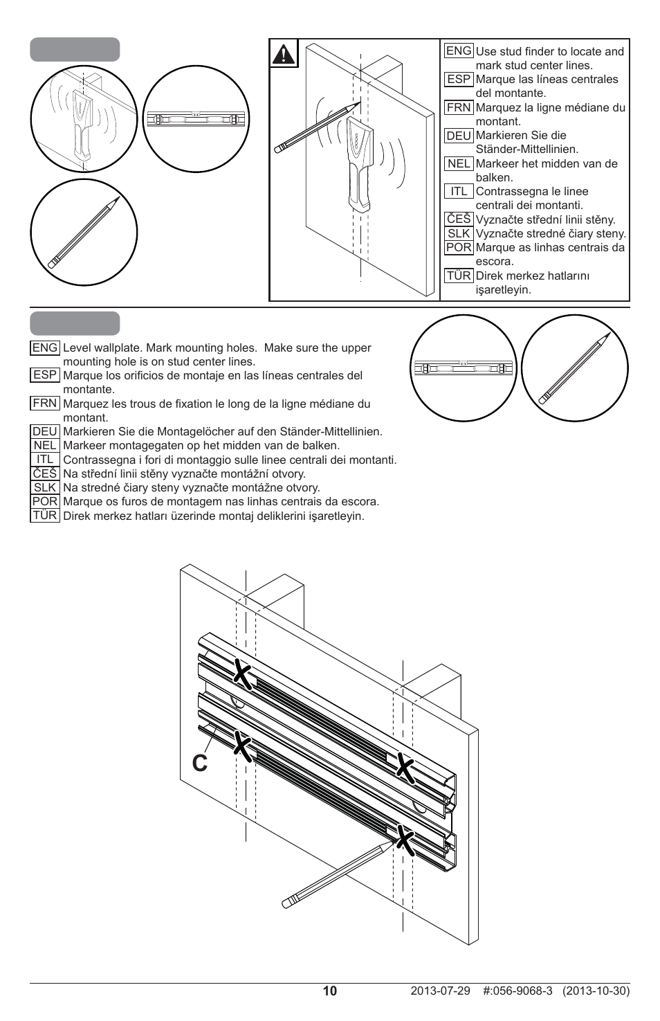2a-2 c 2a-1 | Peerless-AV PSTK-600 - Installation User Manual | Page 10 / 28