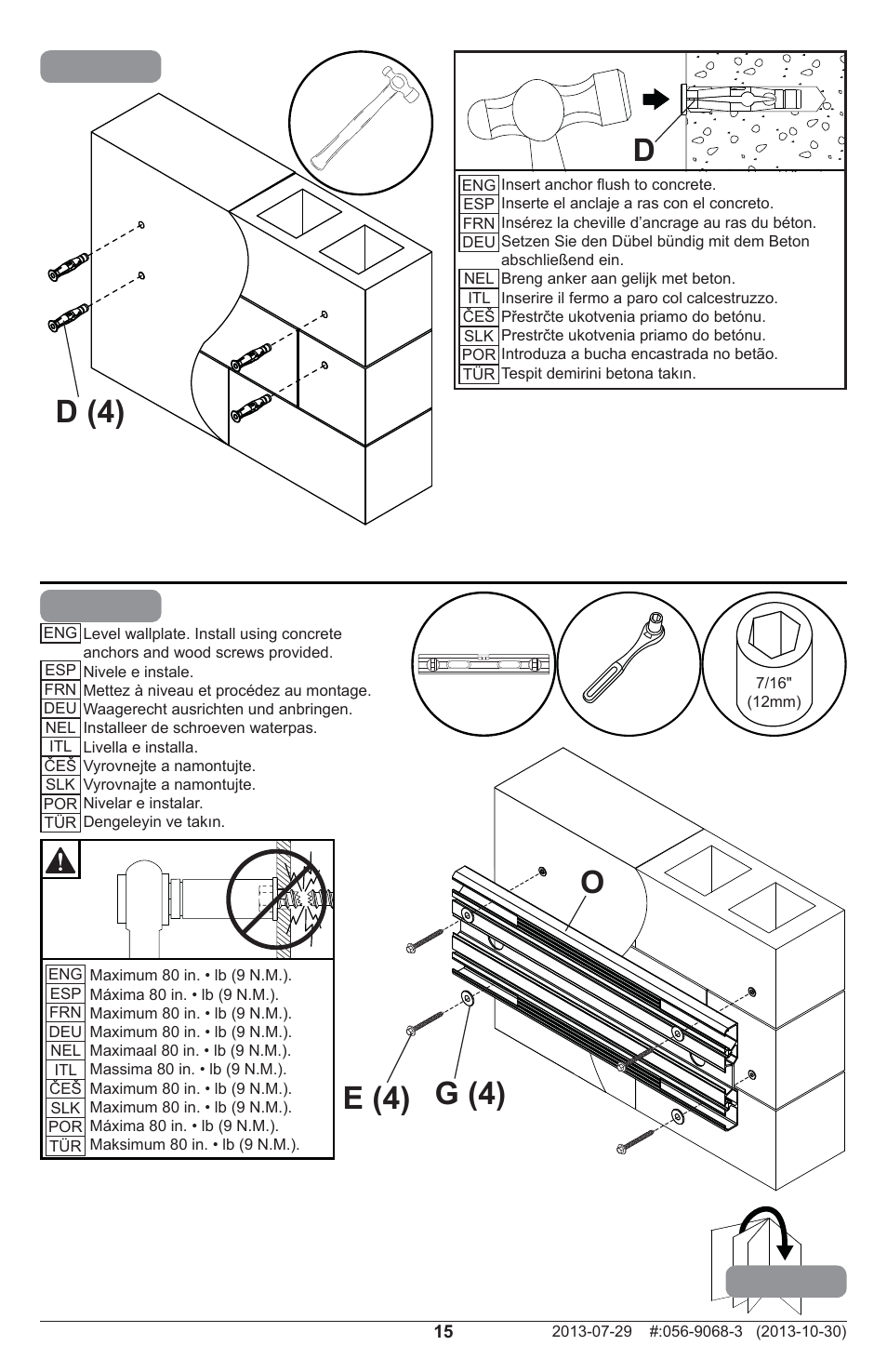 2b-4, Og (4) e (4) | Peerless-AV PSTK-600 - Installation User Manual | Page 15 / 28