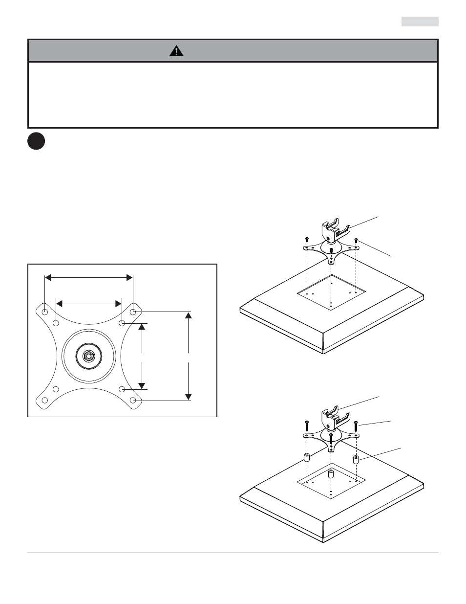 Advertencia, Bg h f | Peerless-AV LCZ-2F430B - Installation User Manual | Page 13 / 23