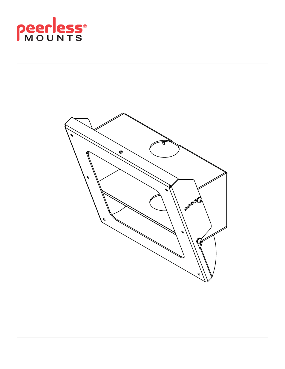 Peerless-AV FPEWM - Installation User Manual | 21 pages