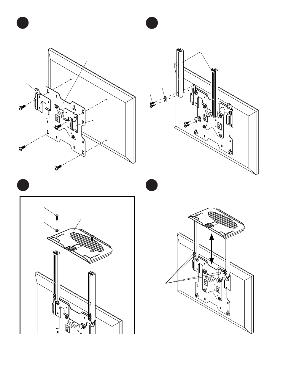 4f a e | Peerless-AV ACCXT301 - Installation User Manual | Page 3 / 11