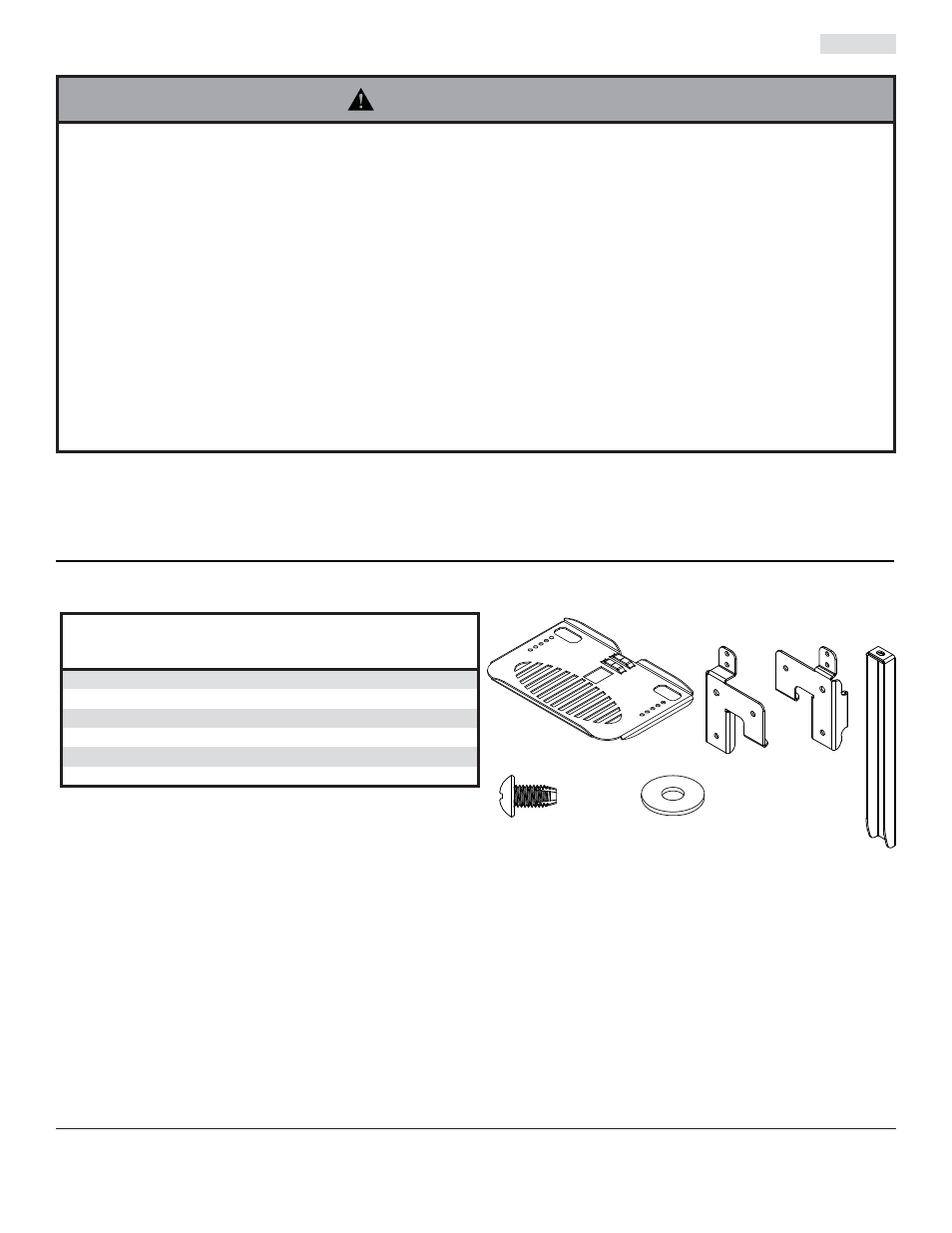 Advertencia, Herramientas necesarias para el ensamblaje | Peerless-AV ACCXT301 - Installation User Manual | Page 5 / 11