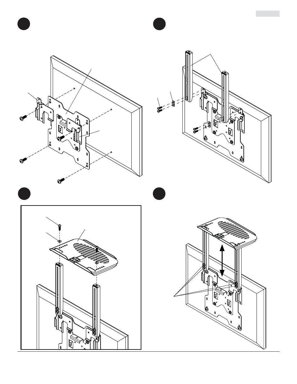 4f a e | Peerless-AV ACCXT301 - Installation User Manual | Page 6 / 11