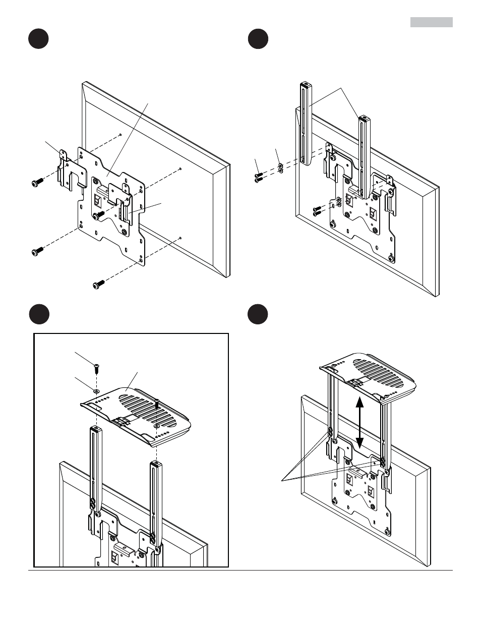 4f a e | Peerless-AV ACCXT301 - Installation User Manual | Page 9 / 11