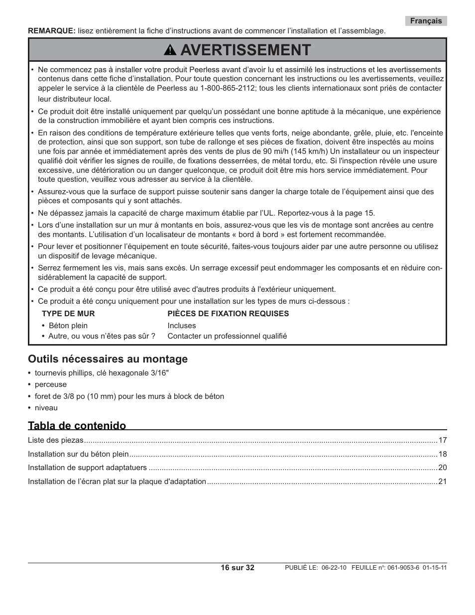 Peerless-AV EPMU-08-S - Installation User Manual | Page 16 / 32
