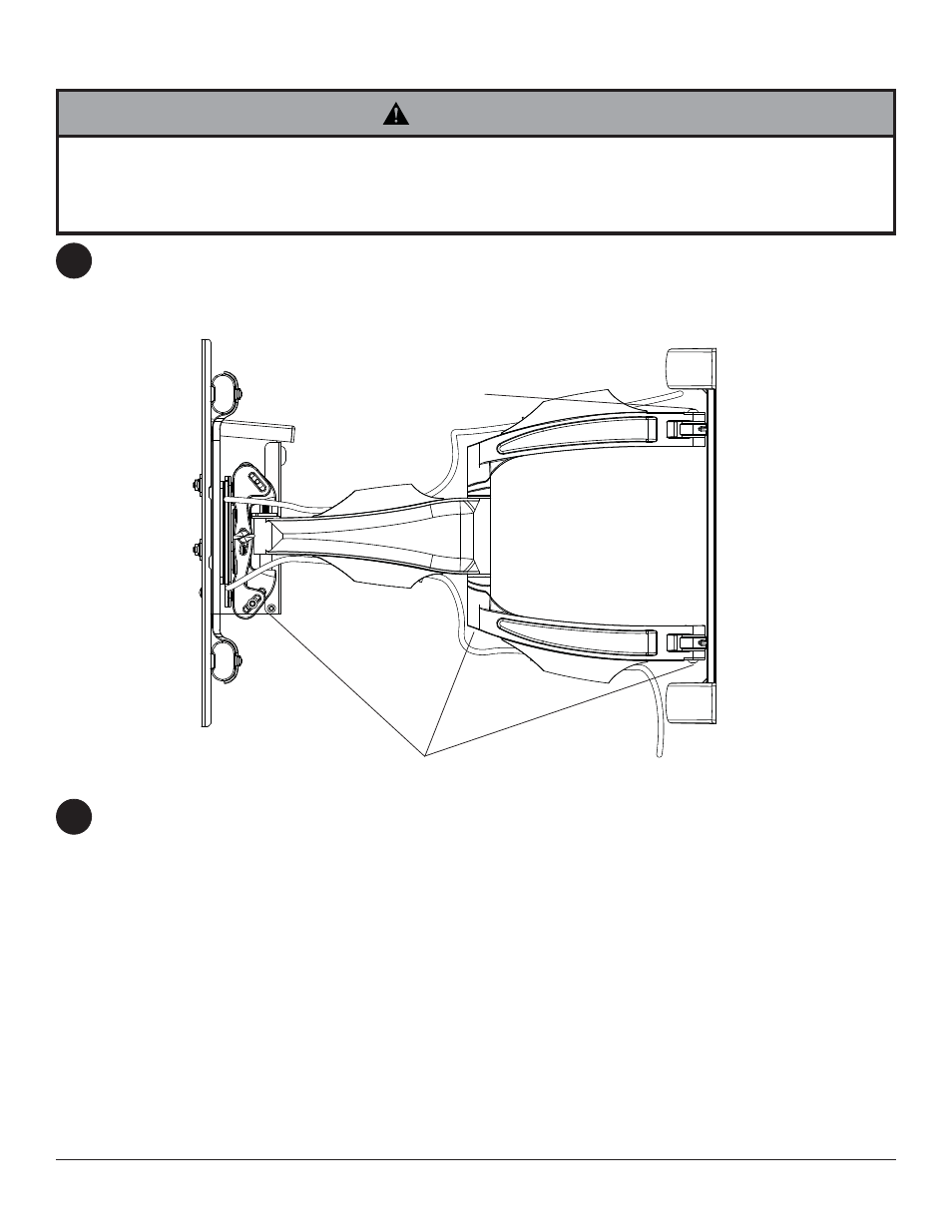 Warning, Arm tension adjustment | Peerless-AV WL-ESA763PU-200 - Installation User Manual | Page 24 / 25