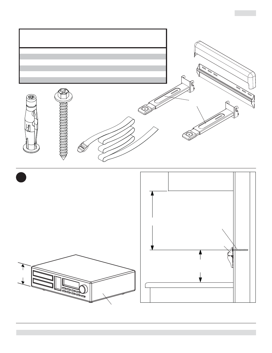 Lista de piezas | Peerless-AV PS200 - Installation User Manual | Page 10 / 21
