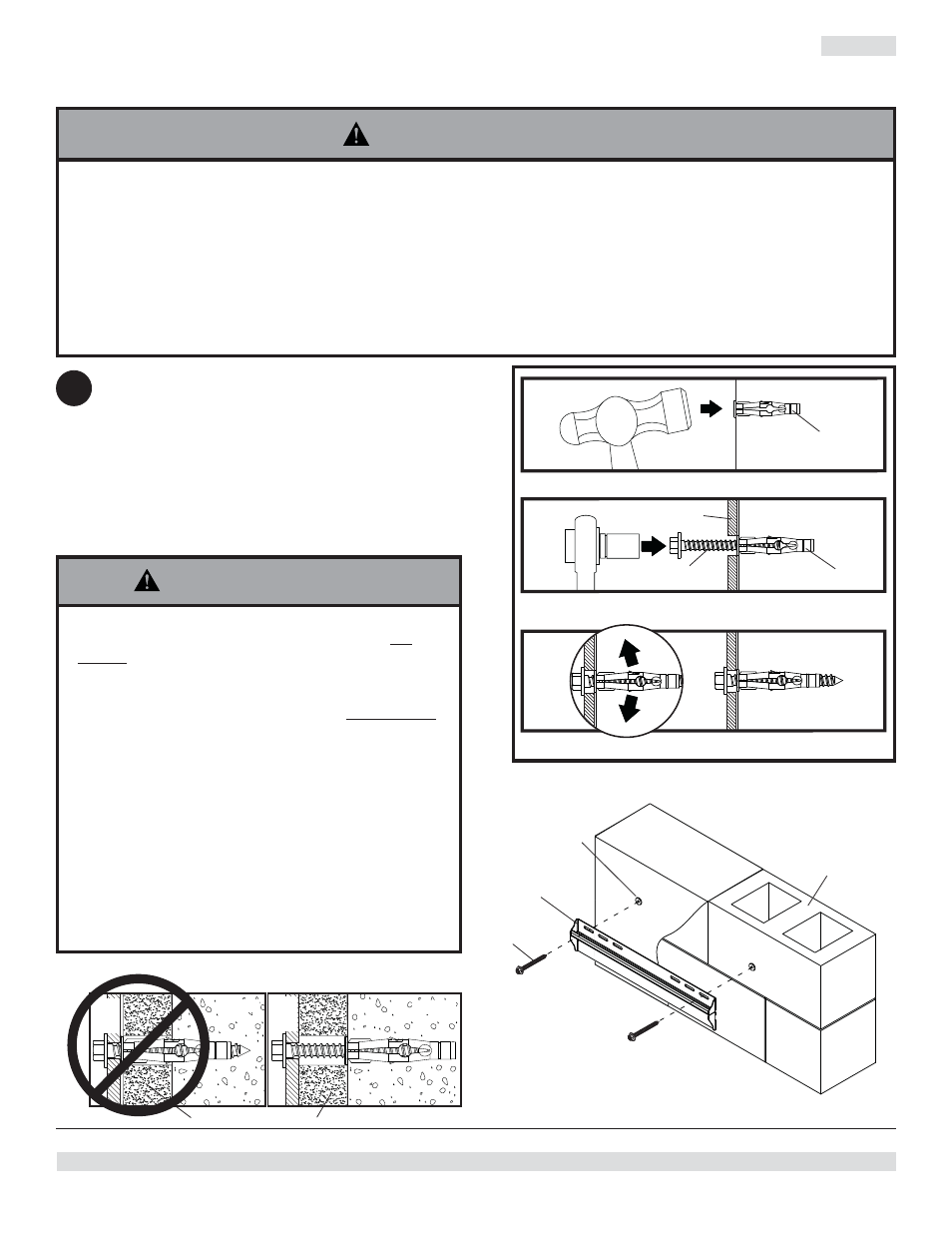 Advertencia, Eb d, Bd e | Peerless-AV PS200 - Installation User Manual | Page 12 / 21