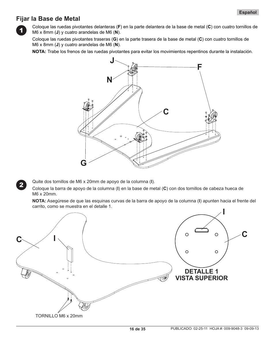 Peerless-AV SC550 - Installation User Manual | Page 16 / 35