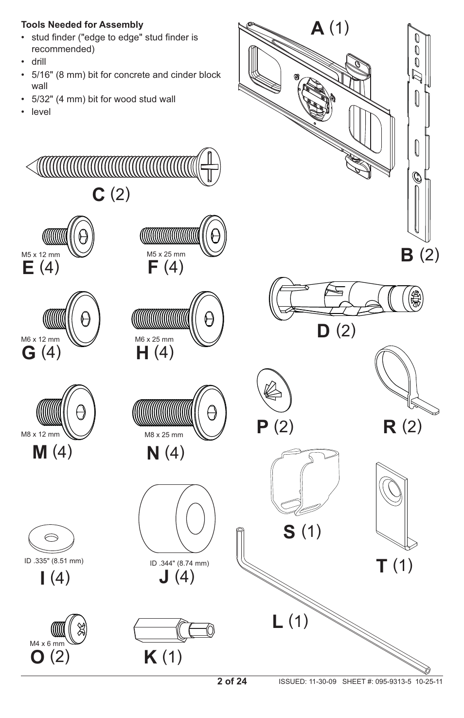 Peerless-AV SLAMU - Installation User Manual | Page 2 / 24