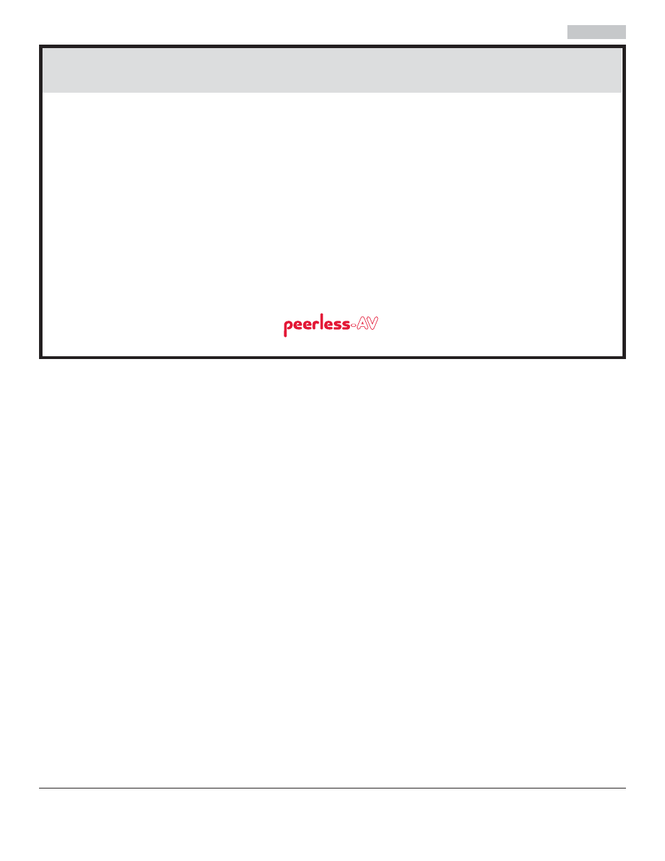 Garantie de cinq ans | Peerless-AV ACCXT300 - Installation User Manual | Page 17 / 17