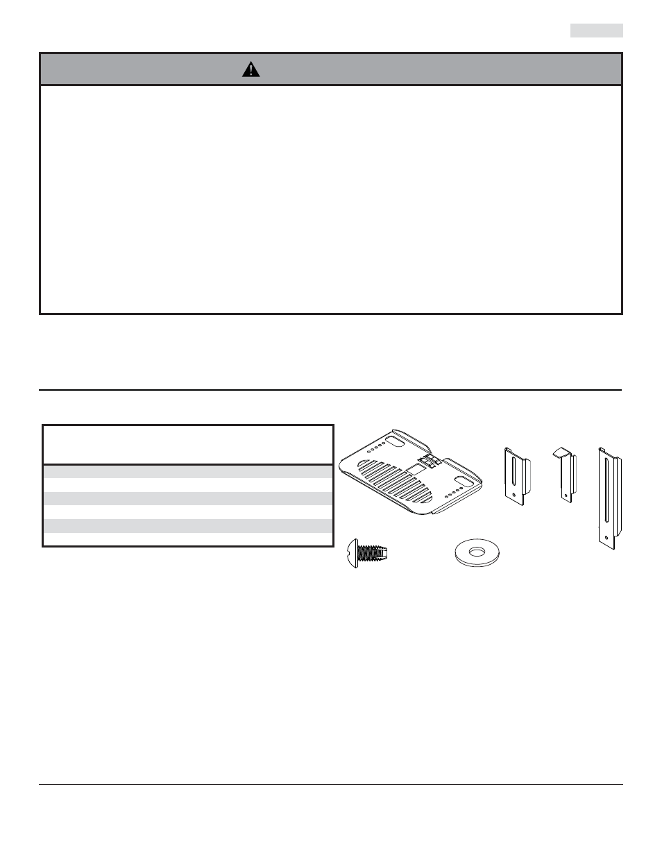 Advertencia, Herramientas necesarias para el ensamblaje | Peerless-AV ACCXT300 - Installation User Manual | Page 7 / 17