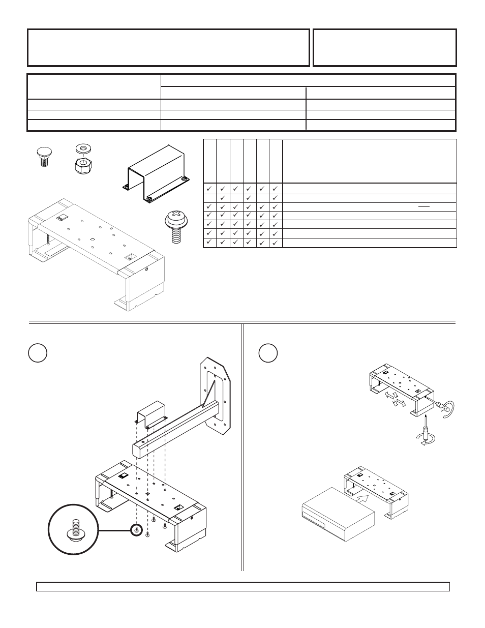 Peerless-AV VPM40-W - Installation User Manual | 2 pages