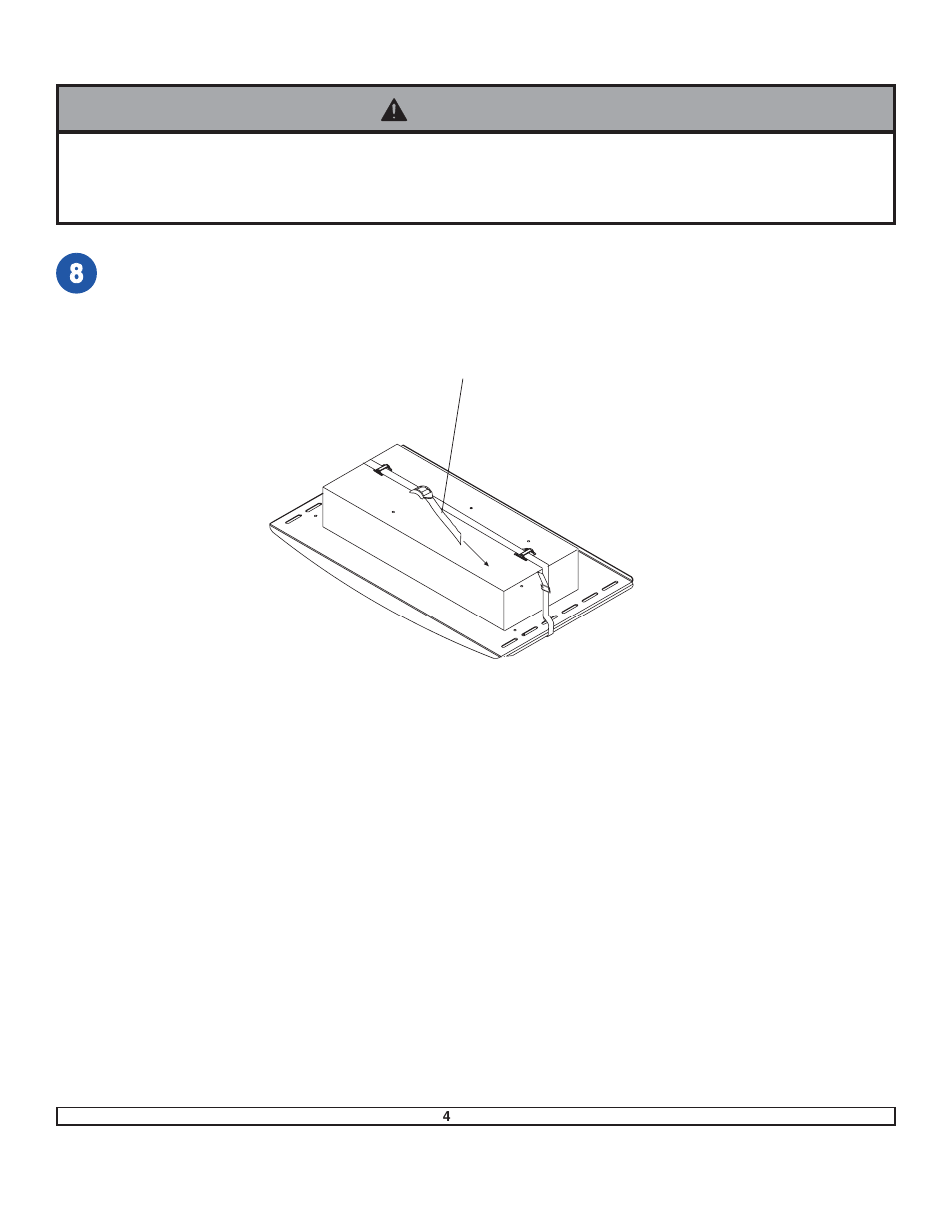 Warning | Peerless-AV ACC316 - Installation User Manual | Page 4 / 4