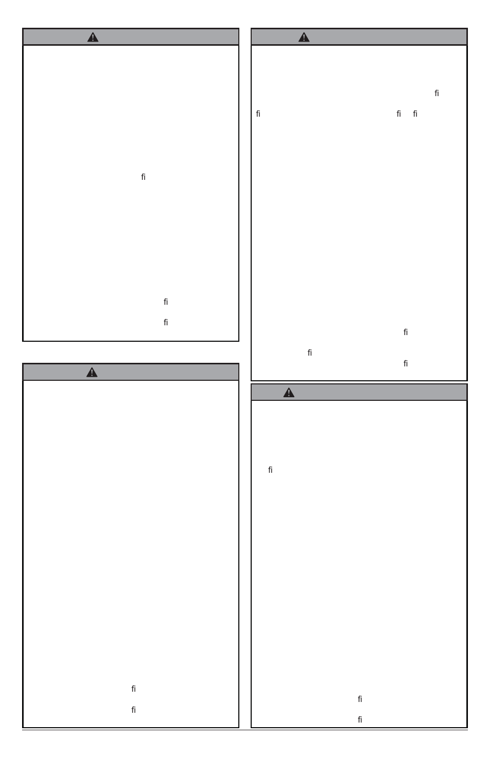 Warning, Advertencia, Advertissement | Achtung | Peerless-AV YBP100 - Installation User Manual | Page 2 / 20