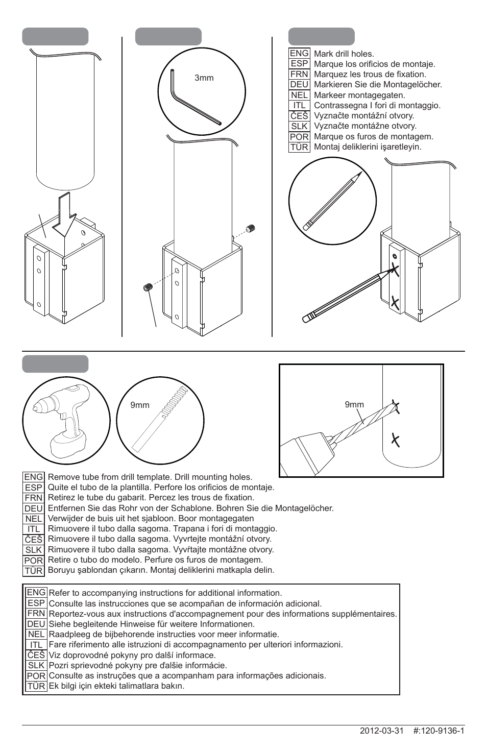 1 b (2) | Peerless-AV MOD-ADF - Installation User Manual | Page 3 / 4