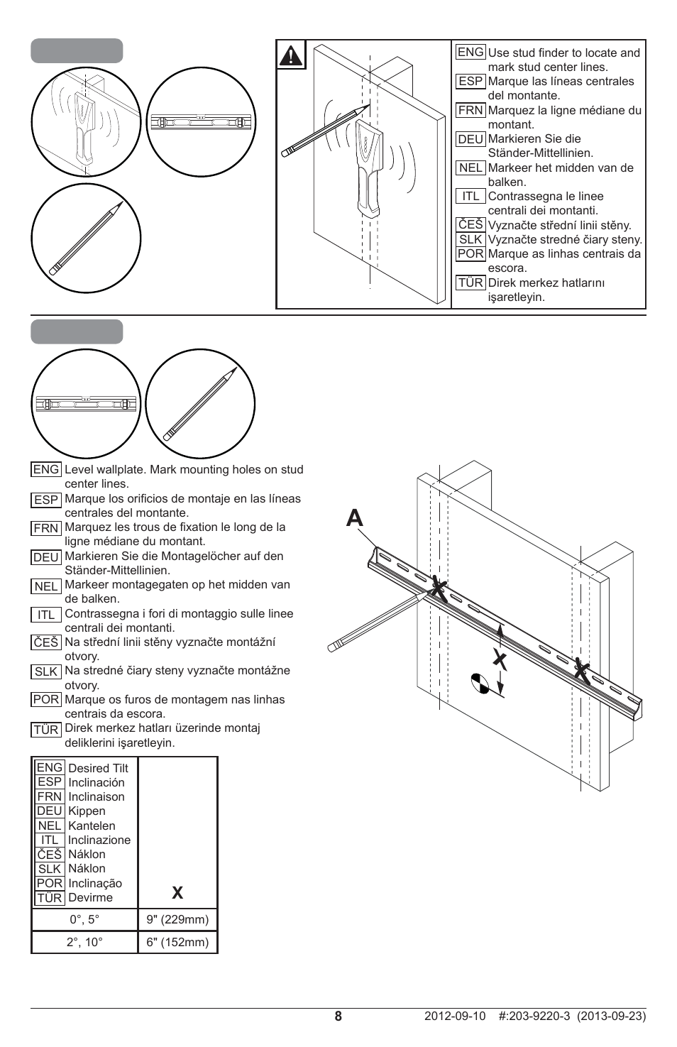 1a-2 1a-1 | Peerless-AV SFLT670 - Installation User Manual | Page 8 / 20