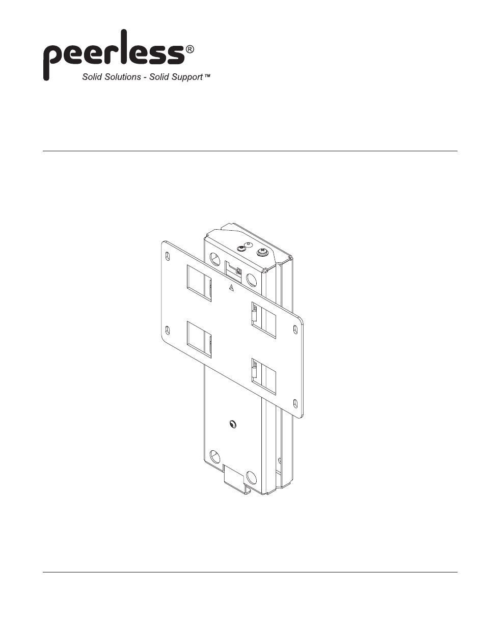 Peerless-AV MIS377 - Installation User Manual | 6 pages