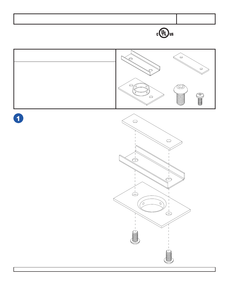 Peerless-AV ACC550 - Installation User Manual | 3 pages