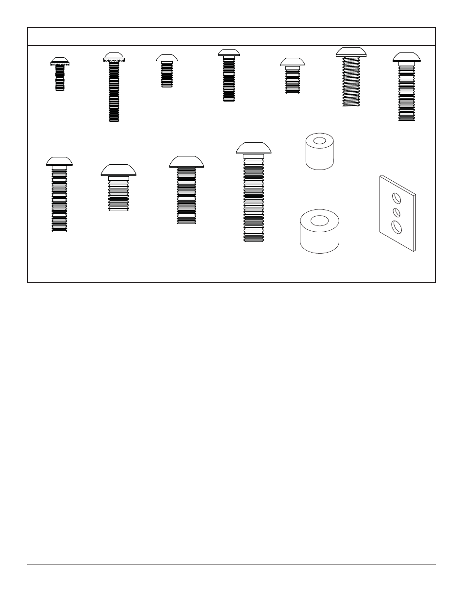 Adapter bracket fasteners | Peerless-AV HDS-OWRE-200 - Installation User Manual | Page 4 / 22