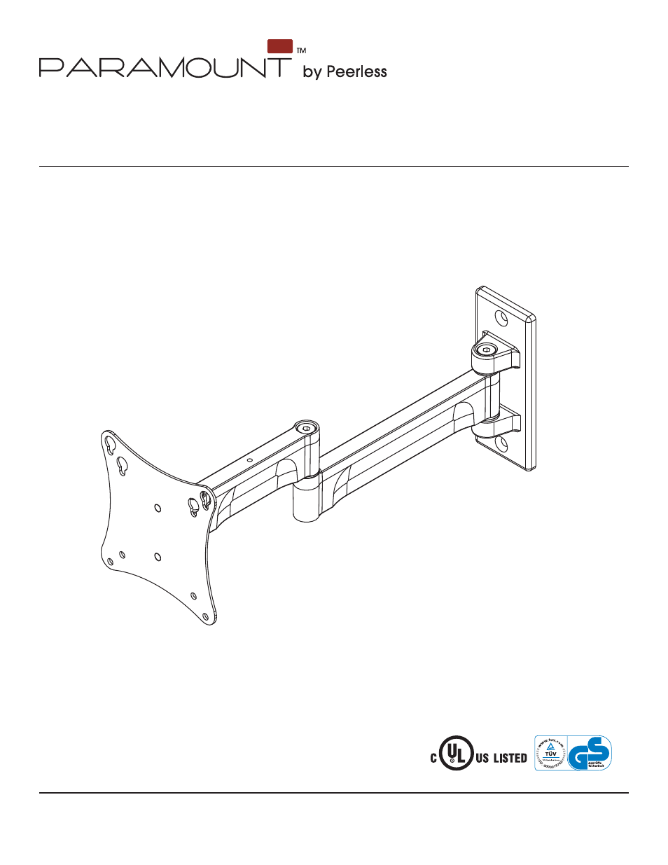 Peerless-AV PA730 - Installation User Manual | 20 pages