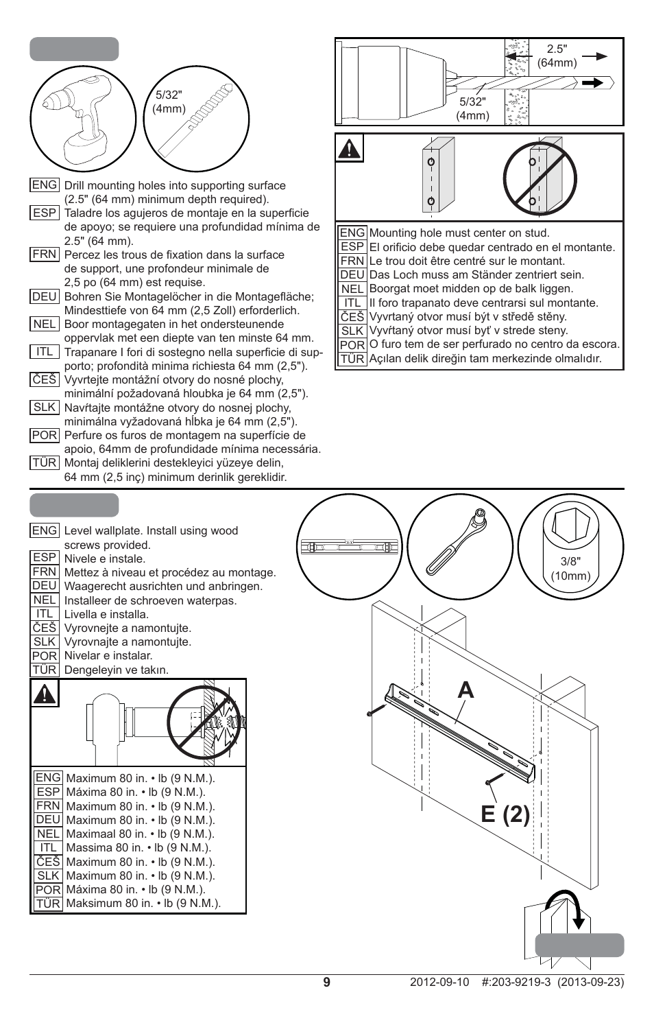 Peerless-AV SFLT646 - Installation User Manual | Page 9 / 20