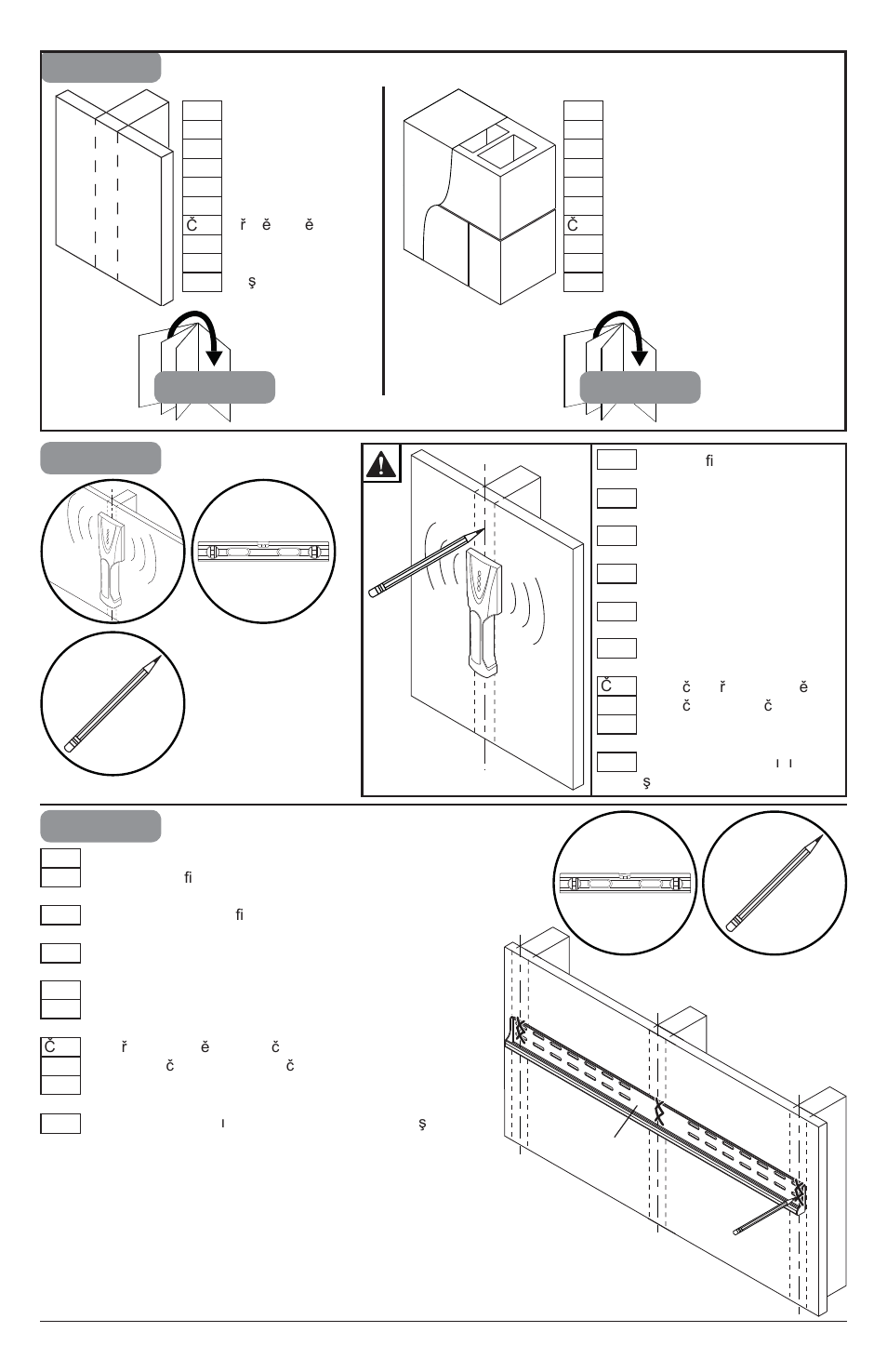 1b 1a-1 | Peerless-AV YBFTLU - Installation User Manual | Page 8 / 20