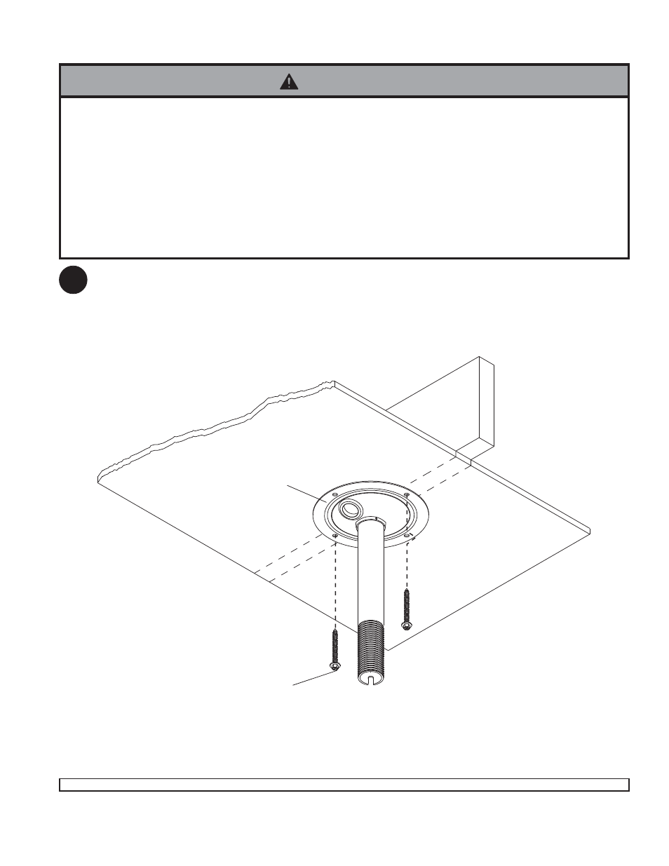 Warning | Peerless-AV ACC570W - Installation User Manual | Page 3 / 4