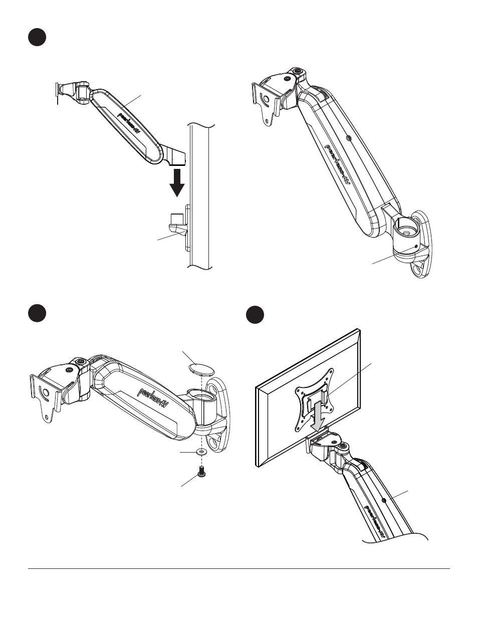 Bm l k a | Peerless-AV LCW620A - Installation User Manual | Page 7 / 10