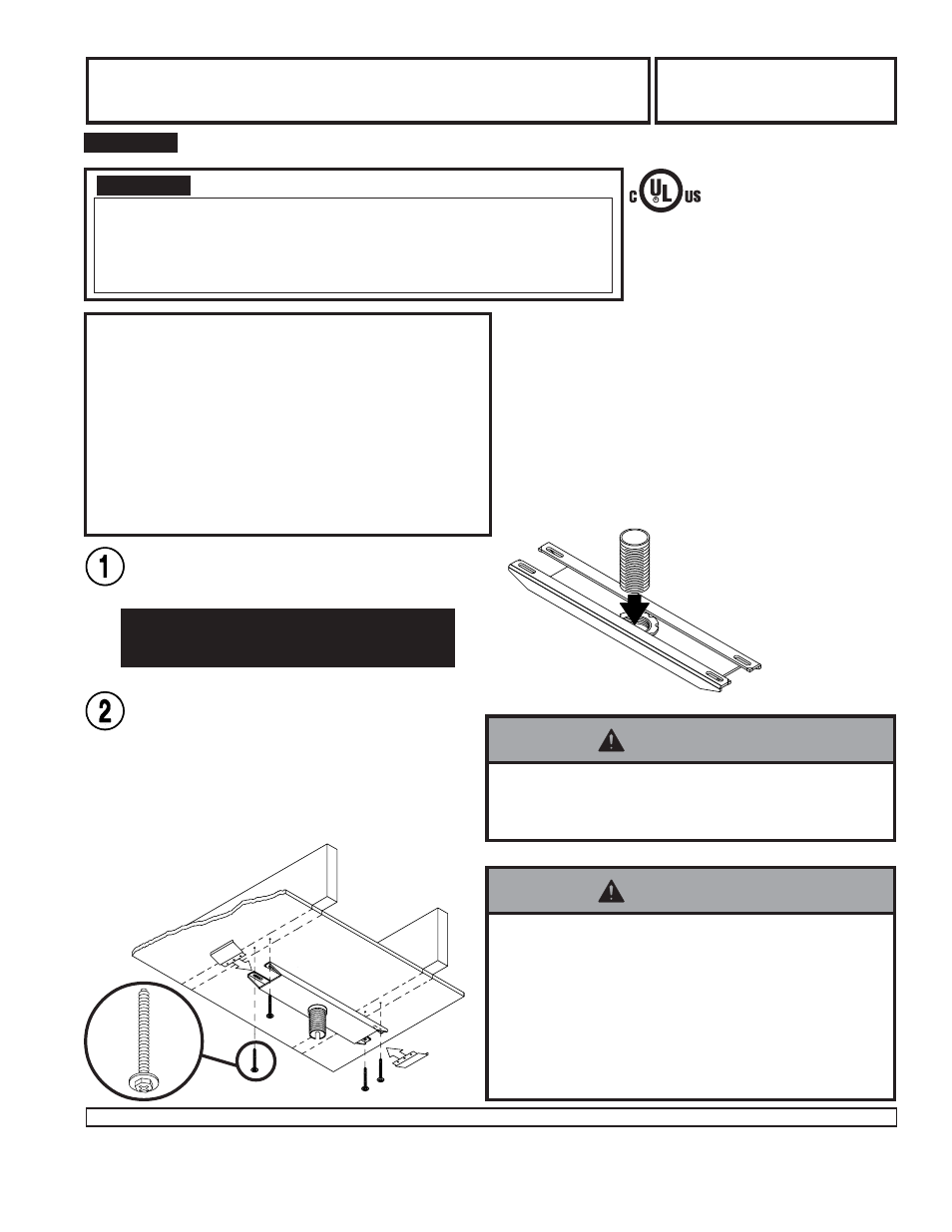 Peerless-AV CMJ470W - Installation User Manual | 2 pages