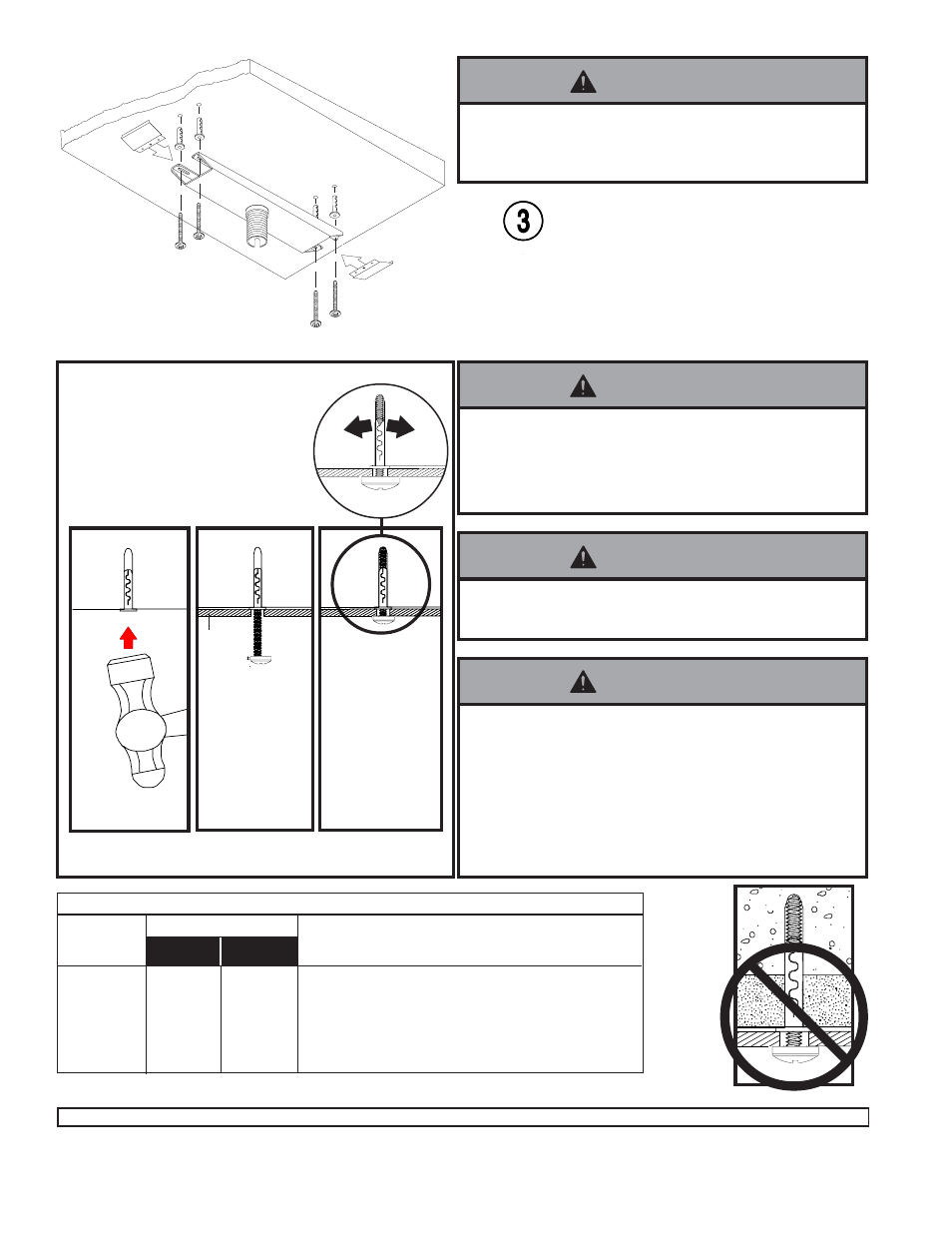 Warning | Peerless-AV CMJ470W - Installation User Manual | Page 2 / 2