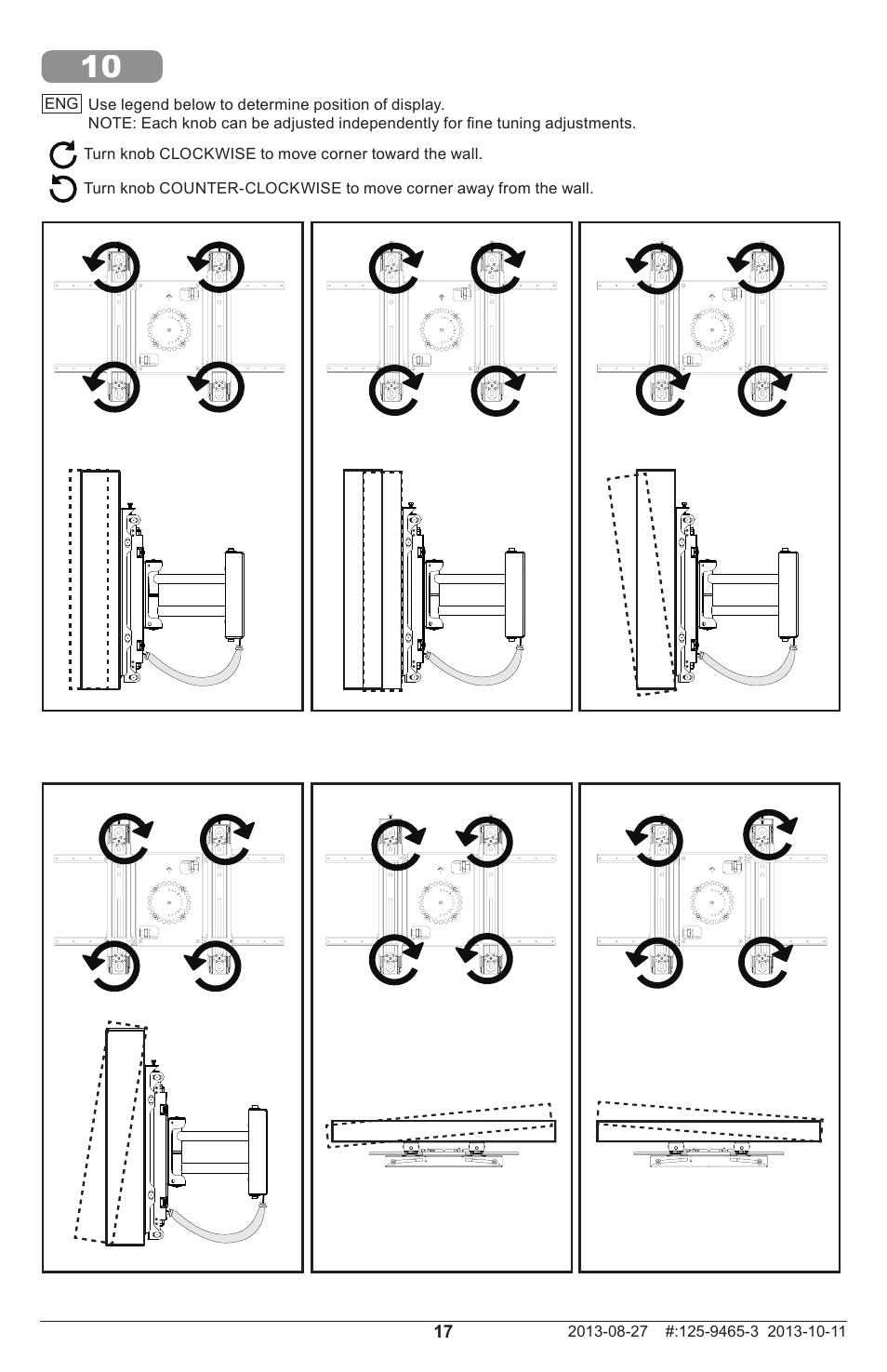 Peerless-AV DS-VWM770 - Installation User Manual | Page 17 / 20