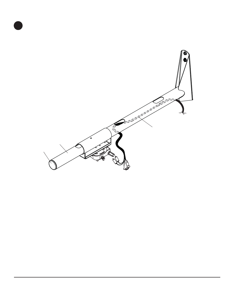 Routing cables | Peerless-AV PSTK-028-W - Installation User Manual | Page 9 / 9