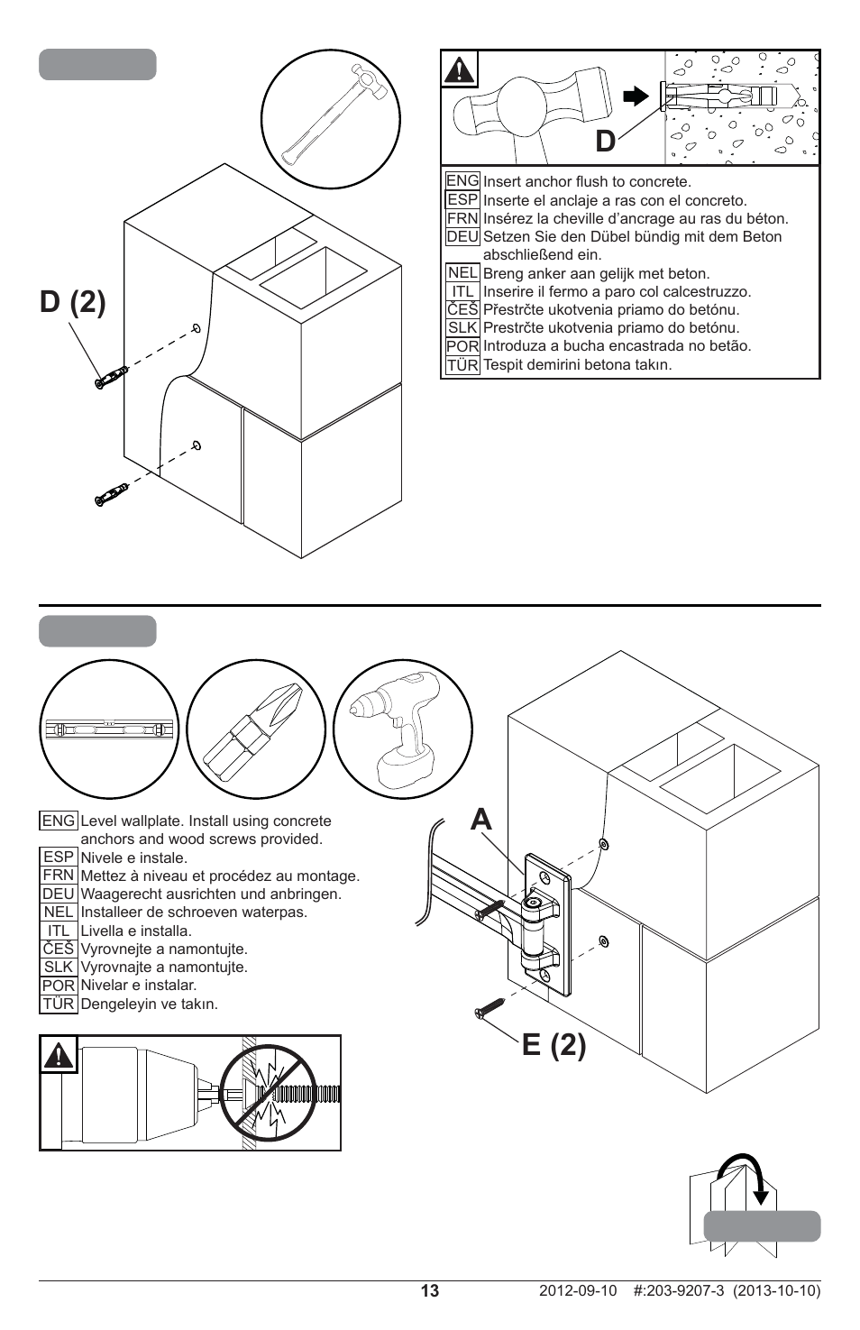 1b-4 | Peerless-AV SPL737 - Installation User Manual | Page 13 / 20