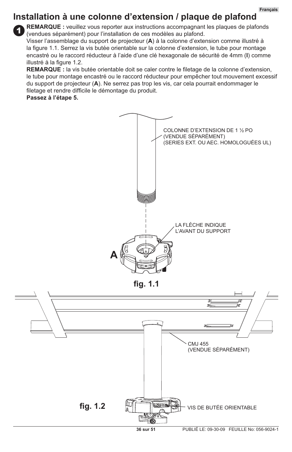 Fi g. 1.1 fi g. 1.2 | Peerless-AV PRG-UNV-S - Installation User Manual | Page 36 / 51