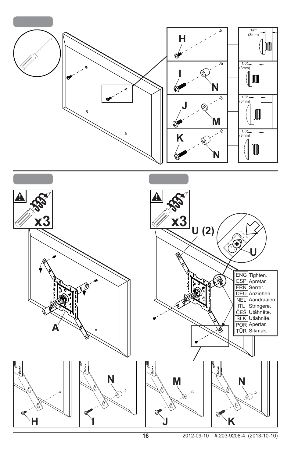 Peerless-AV SPL746 - Installation User Manual | Page 16 / 24